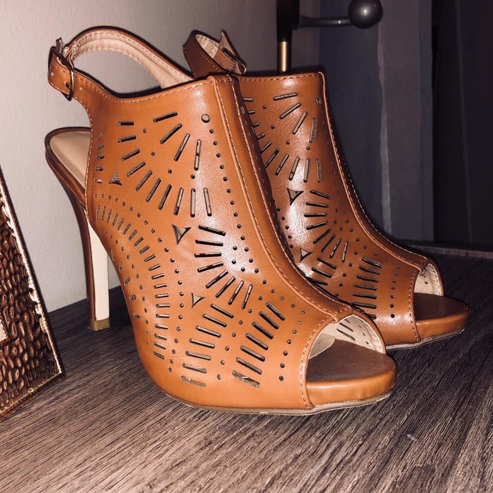 Laser Cut High Heels